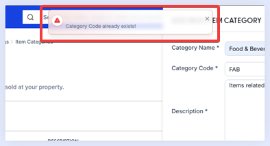 Troubleshooting new categories 
