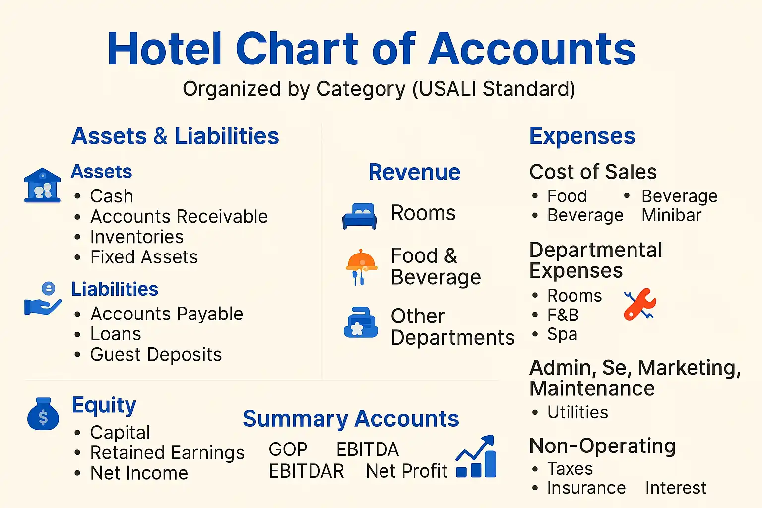 Hotel Chart of Accounts: Guide to Accounting for Hotels